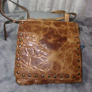 E-79 PATRICIA NASH GRANADA CROSSBODY IN METALLIC BRONZE